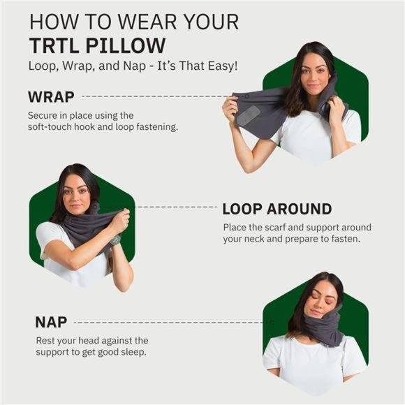 Travel and Airplane Pillow-Real Sleeping Experience on Long Flights-Neck Support - Picture 2 of 7